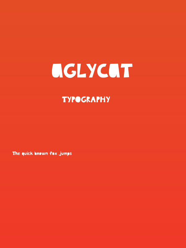 UglyCut Poster