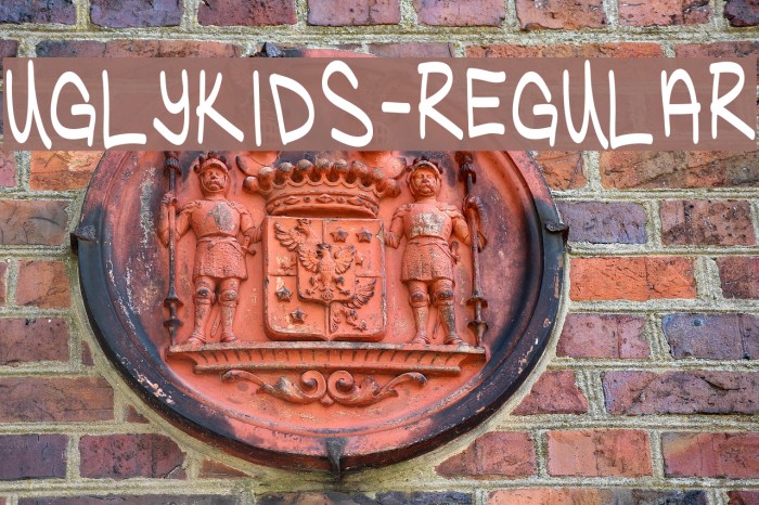UglyKids-Regular Font examples