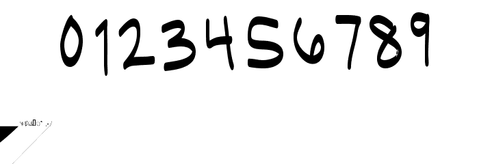 UglyKids-Thin Font OTHER CHARS
