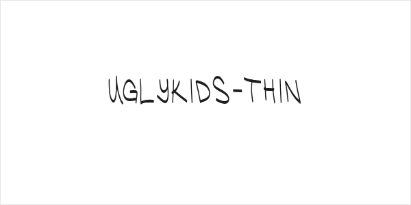 UglyKids-Thin Logo