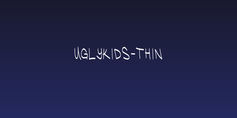 UglyKids-Thin Social Header