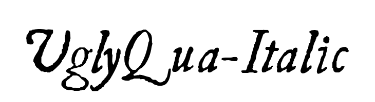 UglyQua-Italic 