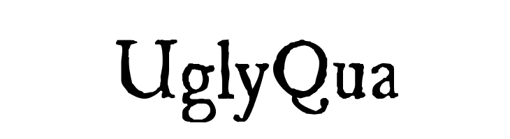 UglyQua Font
