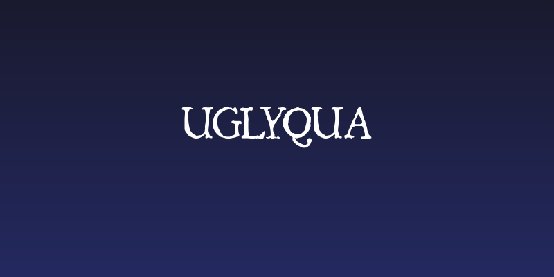 UglyQua Social Header