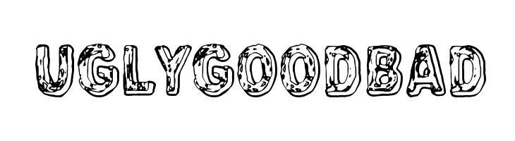 Uglygoodbad  les polices de caractères gratuit tlcharger