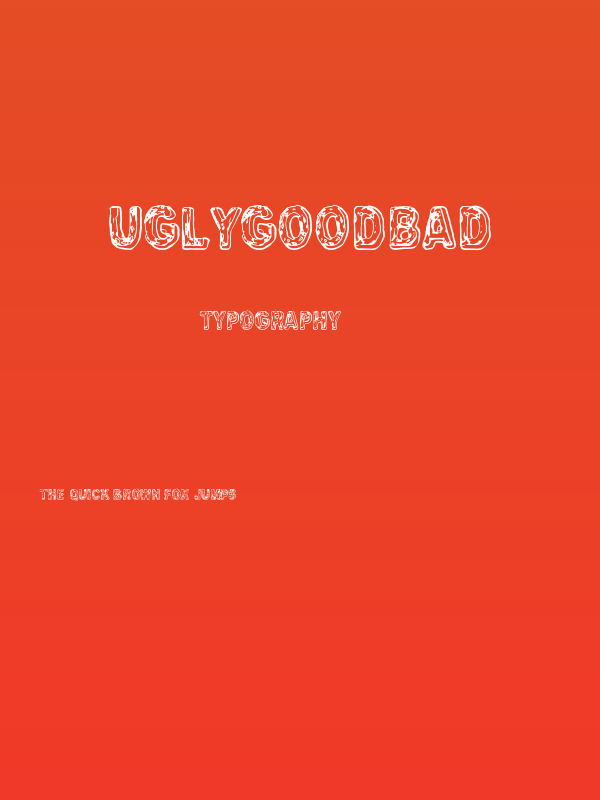 Uglygoodbad Poster