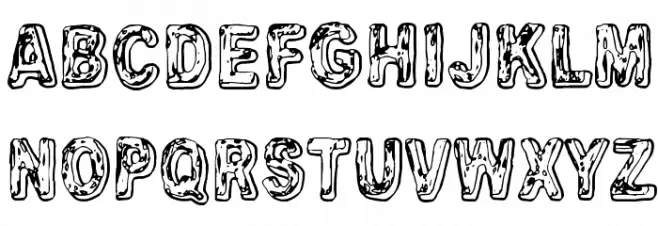 Uglygoodbad خط أحرف صغيرة