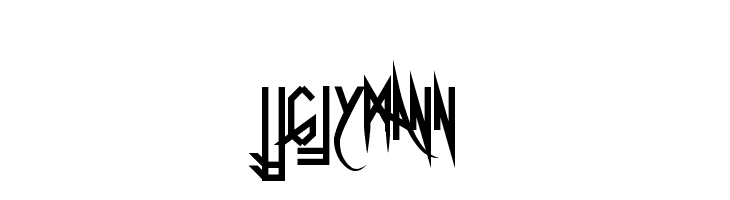 Uglymann  免费字体下载