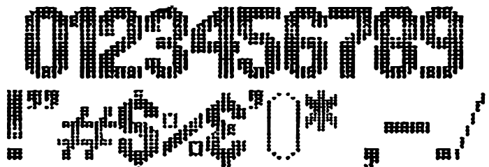 ugly font Font OTHER CHARS