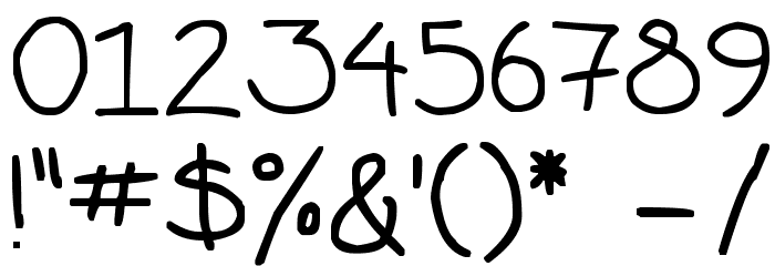 ugly_betty vol 0.2 Font OTHER CHARS