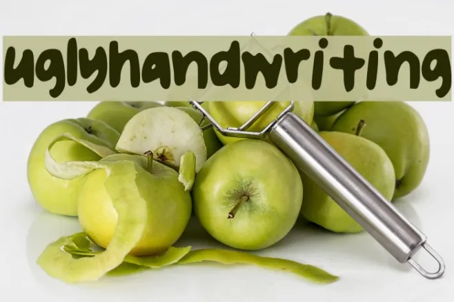 uglyhandwriting Example 2