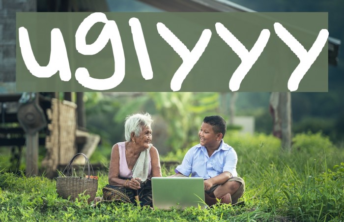 uglyyy Font examples