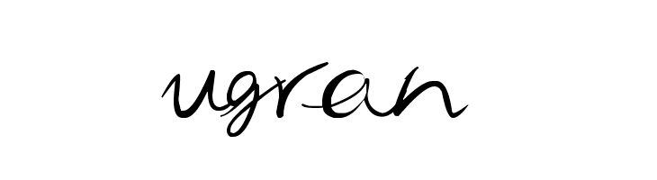 ugran  Frei Schriftart Herunterladen