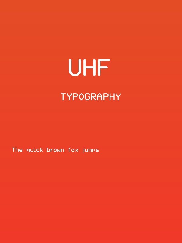 UHF Poster