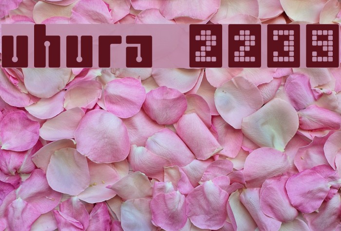 uhura 2239 Font examples