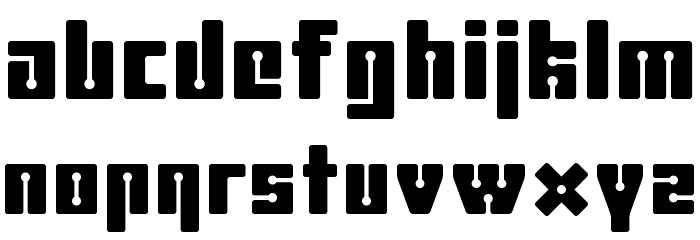 uhura 2239 Font LOWERCASE