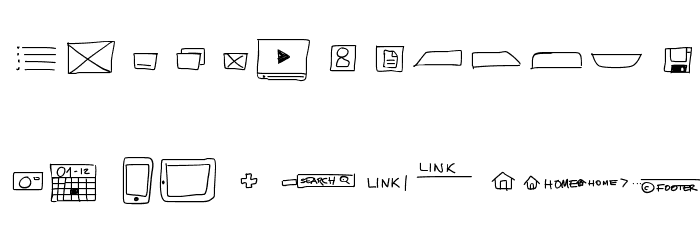 UIMockup Font LOWERCASE
