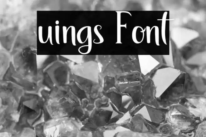 uings Font examples
