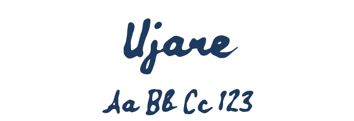 Ujare Font Preview