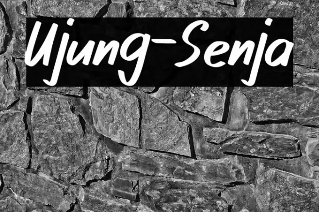 Ujung-Senja Font examples