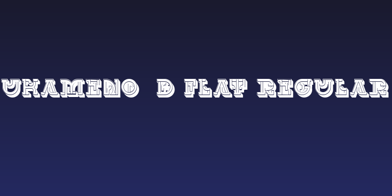 UKAMENO 3D Flat Regular Social Header