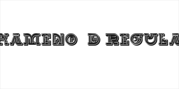 UKAMENO 3D Regular Logo