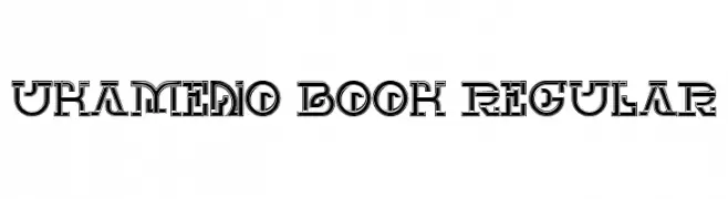UKAMENO Book Regular  免费字体下载