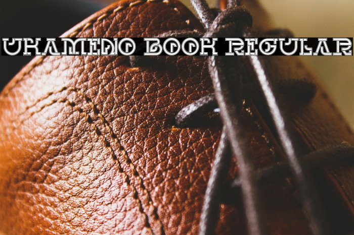 UKAMENO Book Regular Example 2