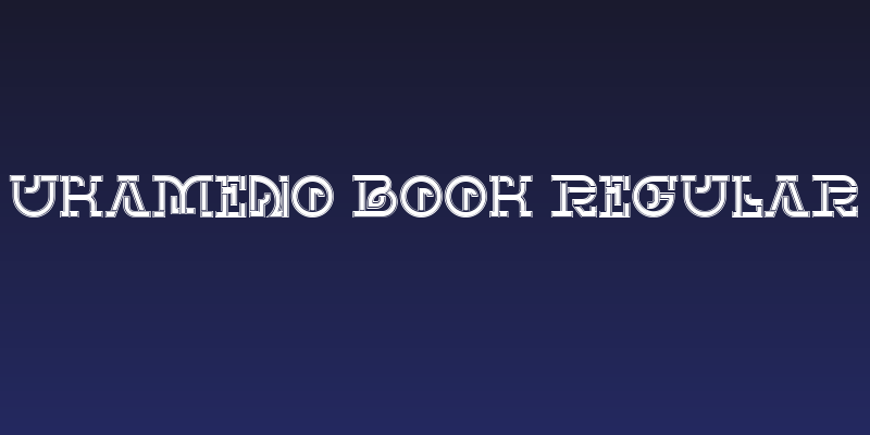 UKAMENO Book Regular Social Header