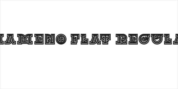 UKAMENO Flat Regular Logo