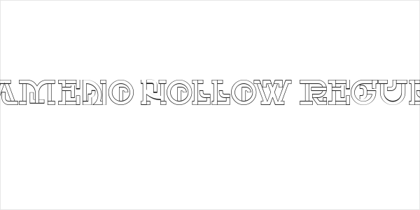 UKAMENO Hollow Regular Logo