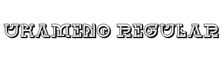 UKAMENO Regular  Frei Schriftart Herunterladen