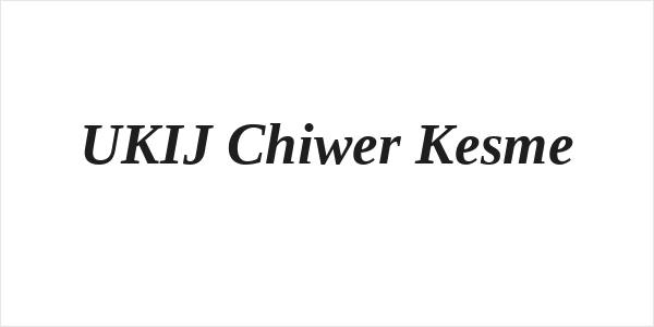 UKIJ Chiwer Kesme Logo