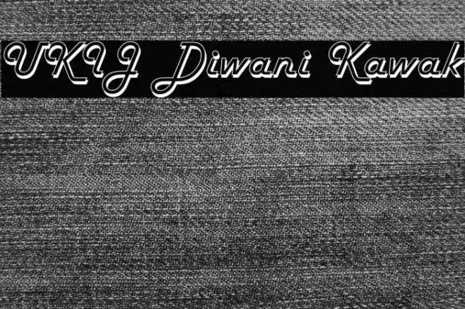 UKIJ Diwani Kawak Font examples