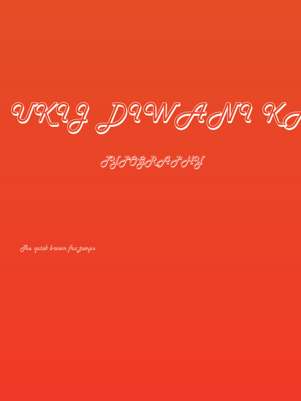 UKIJ Diwani Kawak Poster