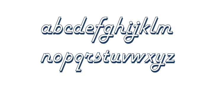 UKIJ Diwani Kawak Lowercase