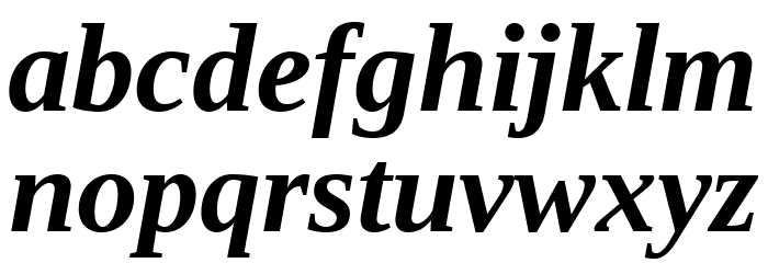 UKIJ Diwani Tom Font LOWERCASE