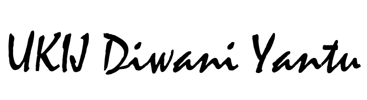 UKIJ Diwani Yantu  नि: शुल्क फ़ॉन्ट्स डाउनलोड