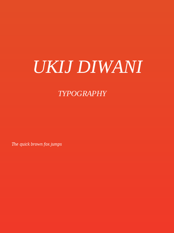 UKIJ Diwani Poster