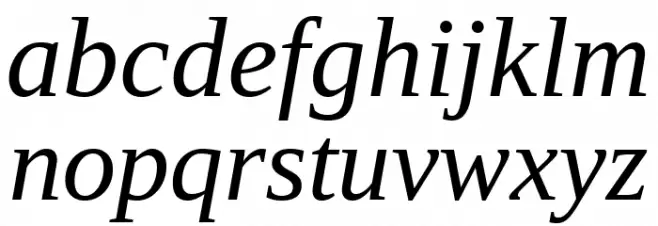 UKIJ Diwani Caratteri MINUSCOLO