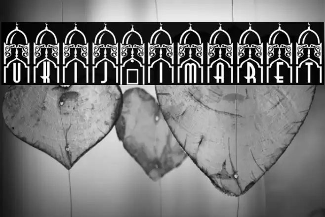 UKIJ Imaret Font examples