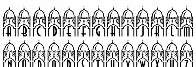 UKIJ Imaret خط أحرف صغيرة