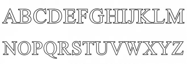UKIJ Kawak Schriftart Groß