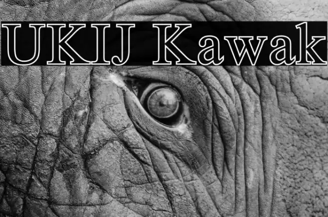 UKIJ Kawak Font examples