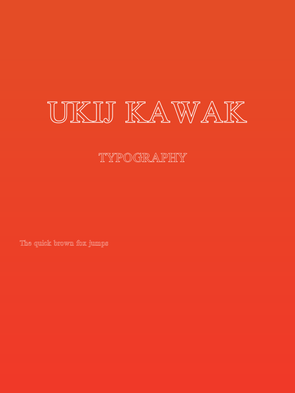 UKIJ Kawak Poster