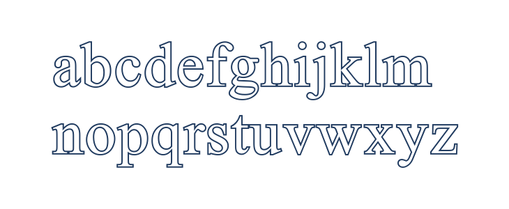 UKIJ Kawak Lowercase