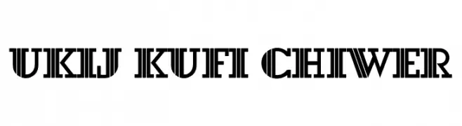 UKIJ Kufi Chiwer  免费字体下载
