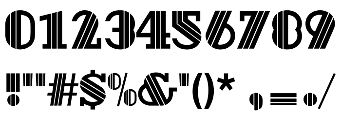 UKIJ Kufi Chiwer Font OTHER CHARS
