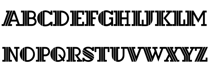 UKIJ Kufi Chiwer Font LOWERCASE
