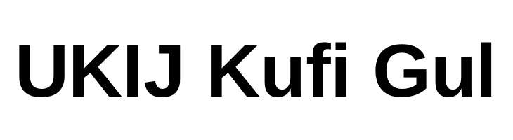 UKIJ Kufi Gul  les polices de caractères gratuit tlcharger